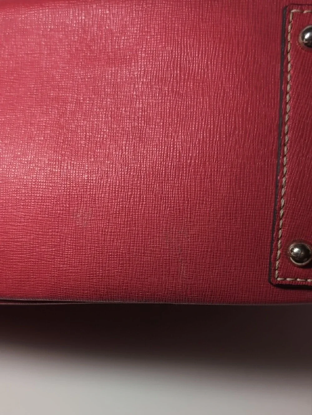 Dooney & Bourke Red Saffiano Satchel